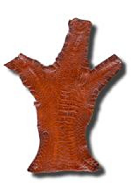 A sample of chicken leather