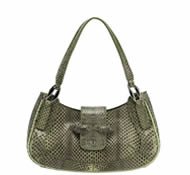 Snakeskin handbag by Tods